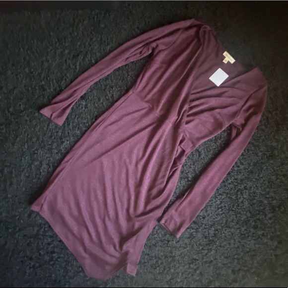 UO silence + noise pink burgundy dress NWT - Picture 9 of 13